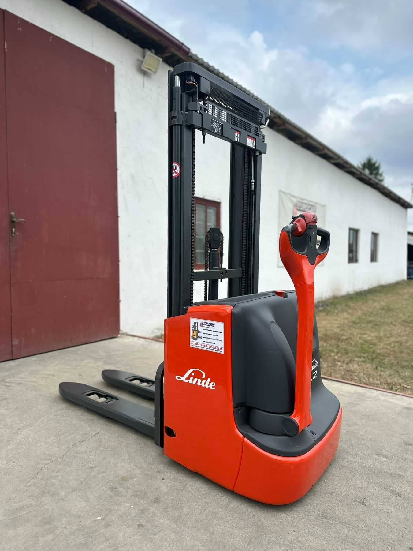 Електричний Штабелер Linde L12 — Електроштабелери