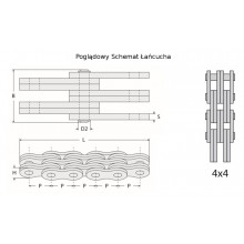 Цепь 4x4 AL644